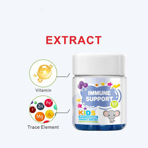Vente chaude OEM Gummies naturels pour enfants pour soutenir l'immunité avec multivitamines, énergie et minéraux, complément alimentaire pour enfants et adolescents - Product Image 1