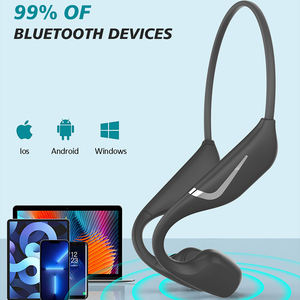 골전도 헤드폰 오픈 이어 BT 헤드셋 내장 마이크 IPX7 운동 체육관 달리기를위한 방수 무선 스포츠 헤드셋 - Product Image 3