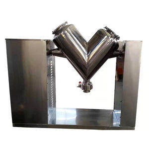 Mélangeur en V en acier inoxydable SUS304 avec moteur AC, mélange uniforme, capacité 2L, haute sécurité, qualité alimentaire, chimique, mobile - Product Image 2