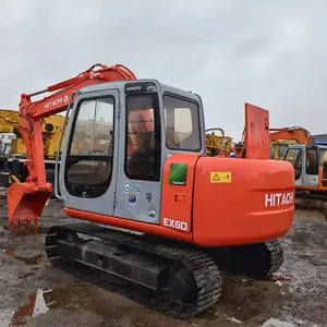 Miniexcavadora Hitachi Ex60 Usada en Venta, Original de Japón, Excavadora de 6 Toneladas, Precio Bajo, Buen Estado, Excavadoras de Segunda Mano - Product Image 6