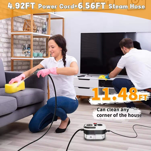 Electric High Pressure Steam Cleaning Machine Portable Handheld Steam <b>Cleaner</b> for Car Carpet & Hotel Use - Product Image 5