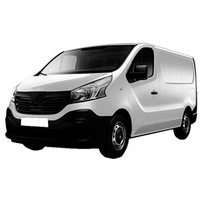 Nuevo Clip de Moldura Lateral Central Derecha Negro POLIPLAST para Fiat Talento, Trafic Vango 2014, Opel Vivaro 2014