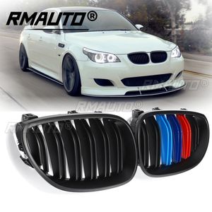 1 Paire de Grilles de Calandre Avant M-Color Noir Brillant pour BMW E60 2003-2010, Kits de Carrosserie - Product Image 1