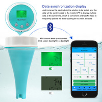 Testeur de chlore intelligent BLE-YC01 Bluetooth en ligne 6 en 1 (Chlore/pH/Sel/EC/ORP/Température) pour piscine