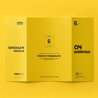 Brochures et dépliants personnalisés de haute qualité en carton fantaisie, impression recyclable, impression numérique, plastification, promotion de la marque