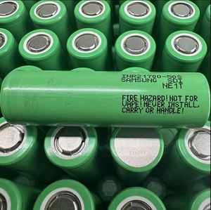 50s סוללה מצב מוצק 21700 5000mah 3.7v גלילי 1000 תאים INR21700-50S גלילי - Product Image 5