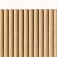 Panneau en bois tambour flexible, panneau mural en lattes de bois pliable, panneau tambour en MDF courbé pour la décoration de colonnes, de murs, d'armoires et de portes