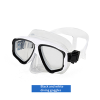Nouveau design Natation Plongée en verre altéré Lentille anti-buée Équipement de plongée gratuit Masque de plongée