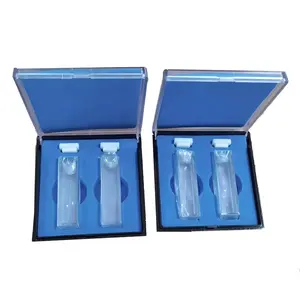 분광광도계 큐벳 표준 10mm 경로 45mm 높이 3.5ml 용량 350-2000nm 파장 큐벳 일회용 석영 큐벳 - Product Image 1