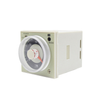 Naidian H3CR-A8 Relay Waktu Tunda Miniatur Multi-Range 8-Pin dengan Desain Tertutup 220VAC Kuning Daya Rendah