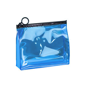 Sac de rangement portable suspendu en PVC transparent, durable, écologique, grande capacité, étanche, sac de maquillage, logo personnalisé, populaire - Product Image 4