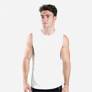 PIHA SPORTS Men's Tank Top Quick Dry Breathable 100% Cotton 220g Fabric Training <b>Running</b> Gym Workout Tank Vest <b>Singlet</b> - Product Image 3
