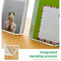 Support de Présentation en Acrylique Transparent 6 x 8 A5 (2 pièces) pour Livres, Tablettes, Albums, CD, Magazines, Photos, Plaques et Œuvres d'Art, Téléphones