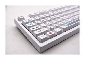 <span class=keywords><strong>Pac</strong></span>-<span class=keywords><strong>man</strong></span> tema 131 tasti PBT tintura sublimazione altezza ciliegia per 61 64 75 84 87 98 108 tasti tastiera meccanica - Product Image 3