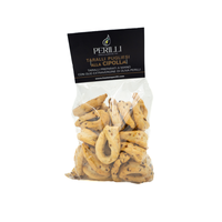 Taralli Pugliesi Salados Duros con Cebolla y Logotipo Personalizado, Hechos a Mano con Aceite de Oliva, Bocadillos de Granos