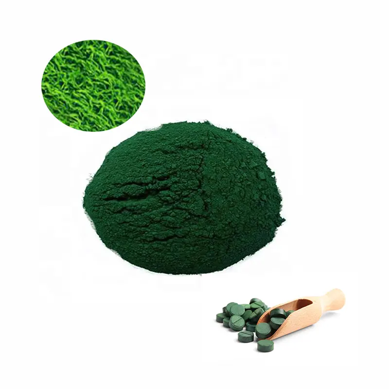 Sıcak satış organik toplu spirulina saf doğal spirulina tozu 1kg/25kg/ambalaj spirulina özü tozu