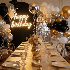 Ballon chromé glamour de 10 pouces, idéal pour les fêtes d'anniversaire, vente en gros, pour la décoration de fêtes d'anniversaire en vrac - Product Image 5
