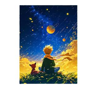 Pintura al Óleo Digital <span class=keywords><strong>Prince</strong></span> Whale, Pintura Acrílica DIY para Pintar a Mano, para Adultos y Niños, Rectángulo sin Marco - Product Image 5