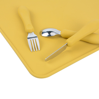 Nouveau produit 2026 : Tapis de table rectangulaire en silicone antidérapant et épais, idéal pour sécher la vaisselle, la cuisson et les repas de bébé.