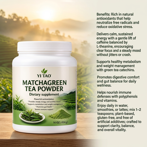 Marca Privada/OEM ODM, Té Verde Matcha en Polvo, Antioxidante, Energía Estable, Apoyo al Metabolismo, Salud Intestinal, Suplemento Dietético - Product Image 3