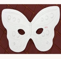Pâte à papier visage masque pour les yeux drôle masque de fête pour bal fête carnaval vacances mascarade dessin animé Costume Cosplay Halloween bricolage artisanat