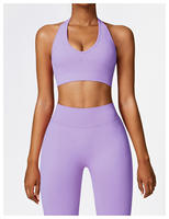 XINXU Sexy Yoga Rose Gilet Lisse V-cou En Plein Air Jogging Beau Dos Yoga Gym Soutien-Gorge
