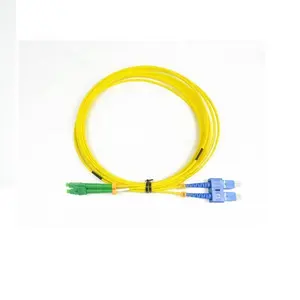 OEM/ODM באיכות גבוהה נמוך אובדן הכנסה Patchcord דה Fibra Monomodo צהוב 2.0mm אופטי כבל 1core LC-SC סיבי תיקון כבל