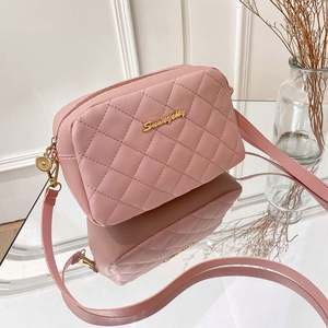 I-0180 Small <b>Messenger</b> <b>Bag</b> for Women Lingge Embroidery Casual Female Shoulder <b>Bag</b> 2023 Fashion <b>Ladies</b> Crossbody <b>Bags</b> - Product Image 3