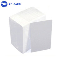 Kartu PVC Cetak UV Grosir, Kartu Plastik PVC Kosong Mengkilap untuk Printer Inkjet dan UV, Stok Kartu ID CR80