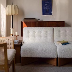 As Is Well Known Single Fabric <b>Sofa</b> Chair Tufted Design For Living Room And Small Apartment - Product Image 4