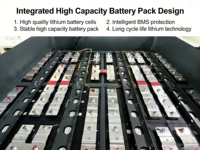 Baru 50kWh 51.2V 11000 siklus bergerak vertikal LiFePO4 baterai hium LFP sistem penyimpanan rumah surya Dess Pack