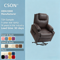 Ascenseur médical électrique Riser Recliner Chair Heat Massage Caractéristiques pour les patients âgés handicapés-pour l'utilisation de l'atelier de l'hôpital du parc