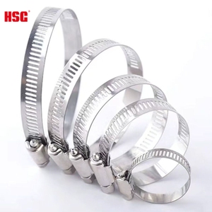 Accesorios de soporte de tubo de pezón de poste de tubo grande ajustable de palanca de acero inoxidable para carpintería abrazadera de manguera de tipo americano - Product Image 5