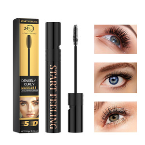Makeup 3D Mascara Custom Logo Steel Tube Brush Head Waterproof Long Lasting Non Smudging Natural Dense Thick Curling Mascara - Product Image 2