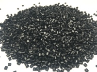 Granulés de plastique MDPE LLDPE vierges, granulés recyclés bon marché, masterbatch noir d'usine