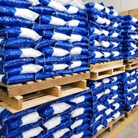 Tablettes de sel blanches cylindriques pour adoucisseur d'eau, régénérateur de résine échangeuse d'ions pour purificateur d'eau domestique et industriel
