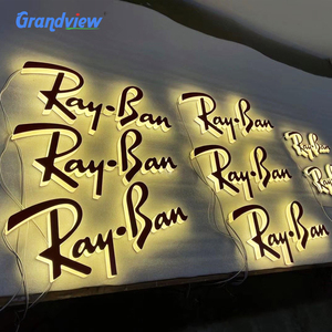 Letrero de Canal con Letras 3D Acrílicas Retroiluminadas de Lujo, LED de Alto Brillo, Logotipo con Baño Electrolítico Dorado, para Edificios y Empresas - Product Image 4