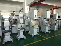 Prensa Hidráulica de Cuatro Columnas y Cuatro Vigas con Servo Electrónico de Precisión Tipo C ZHOTE, Modelo de Escritorio, Opciones de 200KG-500KG, Motor PLC