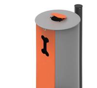 Poubelle pour chien stable au sol, nouvelle conception 2026, personnalisation de la couleur du logo, pour la promenade, la collecte des déchets, des excréments, des déchets