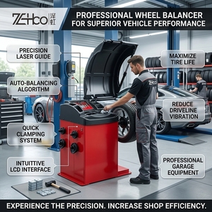 Macchina All'avanguardia per l'Allineamento Ruote e il Bilanciamento Pneumatici per Officine <span class=keywords><strong>Auto</strong></span> - Nuova Attrezzatura ad Alta Precisione e Facile Utilizzo - Product Image 1