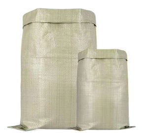Sac de sable en polypropylène vert personnalisé de 50 kg, sacs de sable tissés en PP pour le riz, l'alimentation animale, sac tissé - Product Image 1
