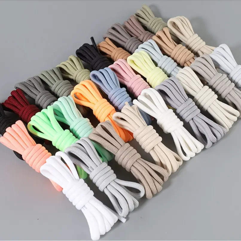 Cordones Yeezay para zapatos, agujetas de 5mm, redondos, personalizados, de fábrica, 2021