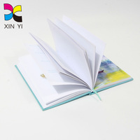 Carnet de notes à couverture rigide avec housse en tissu personnalisée |   Agenda en papier épais avec reliure cousue, logo en relief et impression OEM