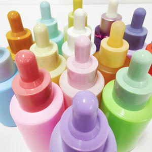 Бутылочки-капельницы для косметики, для ухода за кожей, с эфирным маслом, 30 мл, матовое стекло на плоских плечах, Новая косметическая упаковка, резиновая капельница - Product Image 6