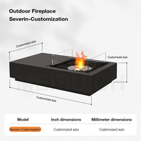 MEISU.CH Brasero d'extérieur en terre cuite à combustion efficace, sans fumée, pour cuisson BBQ, compatible bois/gaz/alkohol