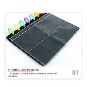 <span class=keywords><strong>Album</strong></span> de rangement pour cartes postales et cartes postales à 4 poches avec reliure métallique pour billets de cinéma et photos PA024 par LEADER - Product Image 2