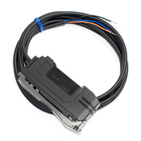 Capteur à fibre optique intelligent personnalisé PNP LSD-C71, double affichage numérique, source de lumière RGB tricolore, indice de protection IP65, 24V, 80-140mm