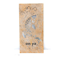 Oniya 90cm Vintage métal artisanat arbre tenture murale Art feuille rouille Surface jardin décoration abstraite pour intérieur extérieur cadeau