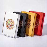 Fournisseur de boîtes à pizza en gros, emballages en carton, conception personnalisée, emballage imprimé, boîtes à pizza en vrac bon marché avec votre propre logo