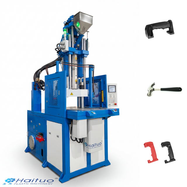 Vertical Injection Machine for PE Hardware Tool Handle Grip Production Plastic Molding Custom Wholesale